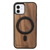 Drewniane Etui Bewood na iPhone 12/12 Pro Orzech Amerykański MagSafe