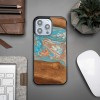 Etui Bewood Unique na iPhone 14 Pro Max - Planets - Saturn