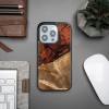 Etui Bewood Unique na iPhone 14 Pro - 4 Żywioły - Ogień