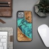 Etui Bewood Unique na iPhone 14 - Turquoise
