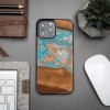 Etui Bewood Unique na iPhone 13 Pro Max - Planets - Saturn