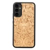 Drewniane Etui Bewood na Samsung Galaxy A54 5G KALENDARZ AZTECKI ANIEGRE