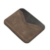 Leather card holder Bewood - Business - Grey