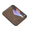 Leather card holder Bewood - Business - Grey