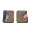 Leather card holder Bewood - Business - Grey