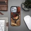 Etui Bewood Unique na iPhone 14 Pro - 4 Żywioły - Ogień z MagSafe