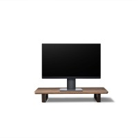Monitor Stand Desk Shelf Bewood - Black - Walnut - Short