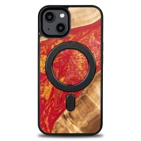 Etui Bewood Unique na iPhone 14 - Neons - Paris z MagSafe