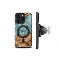 Etui Bewood Unique na iPhone 14 Pro - Planets - Uran z MagSafe