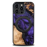 Etui Bewood Unique na iPhone 14 Pro Max - Violet z MagSafe