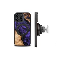 Etui Bewood Unique na iPhone 14 Pro Max - Violet z MagSafe