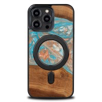 Etui Bewood Unique na iPhone 14 Pro Max - Planets - Saturn z MagSafe