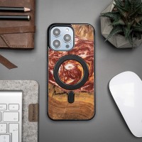 Etui Bewood Unique na iPhone 14 Pro Max - Planets - Mars z MagSafe