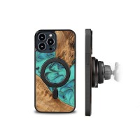 Bewood Resin Case - iPhone 13 Pro Max - Turquoise - MagSafe