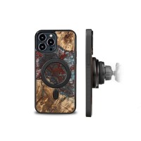 Etui Bewood Unique na iPhone 13 Pro Max - Planets - Pluton z MagSafe