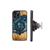 Etui Bewood Unique na iPhone 13 Pro Max - 4 Żywioły - Powietrze z MagSafe