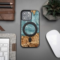 Bewood Resin Case - iPhone 13 Pro - Planets - Uranus - MagSafe