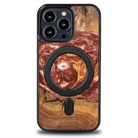 Etui Bewood Unique na iPhone 13 Pro - Planets - Mars z MagSafe