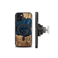 Etui Bewood Unique na iPhone 13 - Planets - Neptun z MagSafe