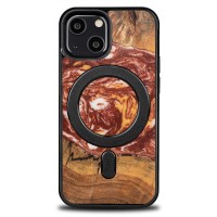 Etui Bewood Unique na iPhone 13 Mini - Planets - Mars z MagSafe