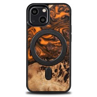 Etui Bewood Unique na iPhone 13 Mini - Orange z MagSafe