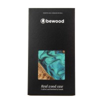 Etui Bewood Unique na iPhone 12 / 12 Pro - Turquoise z MagSafe