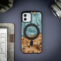 Bewood Resin Case - iPhone 12 / 12 Pro - Planets - Uranus - MagSafe