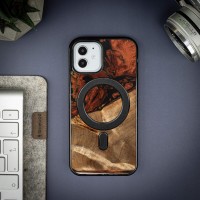 Bewood Resin Case - iPhone 12 / 12 Pro - 4 Elements - Fire - MagSafe