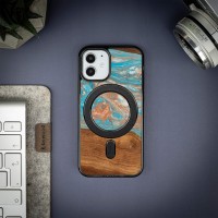 Bewood Resin Case - iPhone 12 Mini - Planets - Saturn - MagSafe