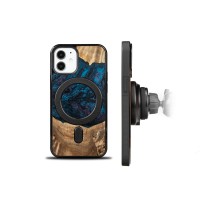 Etui Bewood Unique na iPhone 12 Mini - Planets - Neptun z MagSafe