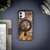 Etui Bewood Unique na iPhone 12 Mini - Planets - Jowisz z MagSafe