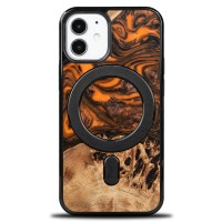 Etui Bewood Unique na iPhone 12 Mini - Orange z MagSafe