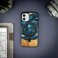 Etui Bewood Unique na iPhone 12 Mini - 4 Żywioły - Powietrze z MagSafe