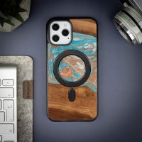 Bewood Resin Case - iPhone 12 Pro Max - Planets - Saturn - MagSafe