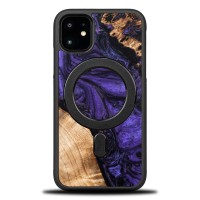 Etui Bewood Unique na iPhone 11 - Violet z MagSafe