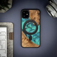 Bewood Resin Case - iPhone 11 - Turquoise - MagSafe