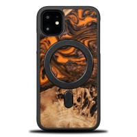Etui Bewood Unique na iPhone 11 - Orange z MagSafe