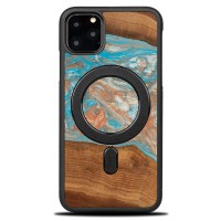 Etui Bewood Unique na iPhone 11 Pro Max - Planets - Saturn z MagSafe