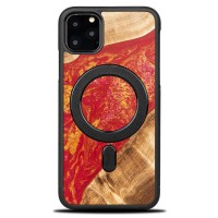 Etui Bewood Unique na iPhone 11 Pro Max - Neons - Paris z MagSafe