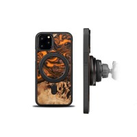 Bewood Resin Case - iPhone 11 Pro - Orange - MagSafe