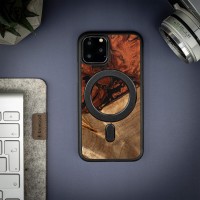 Bewood Resin Case - iPhone 11 Pro - 4 Elements - Fire - MagSafe