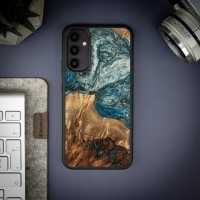 Etui Bewood Unique na Samsung Galaxy A34 5G - Planets - Ziemia