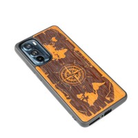 Motorola Edge 30 Compass Merbau Bewood Wood Case