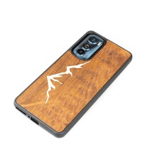 Drewniane Etui Bewood Motorola Edge 30 GÓRY IMBUIA