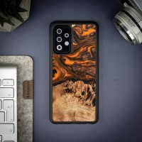 Etui Bewood Unique na Samsung Galaxy A72 5G - Orange