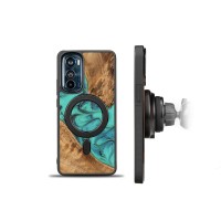 Bewood Resin Case - Motorola Edge 30 - Turquoise