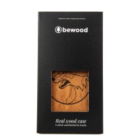 Drewniane Etui Bewood Redmi Note 12 4G LIS MERBAU