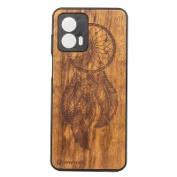 Drewniane Etui Bewood Motorola G53 5G ŁAPACZ SNÓW IMBUIA