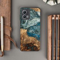 Bewood Resin Case - Motorola G53 5G - Planets - Earth