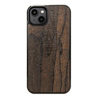 Drewniane Etui Bewood do iPhone 15 Plus KALENDARZ AZTECKI ZIRICOTE